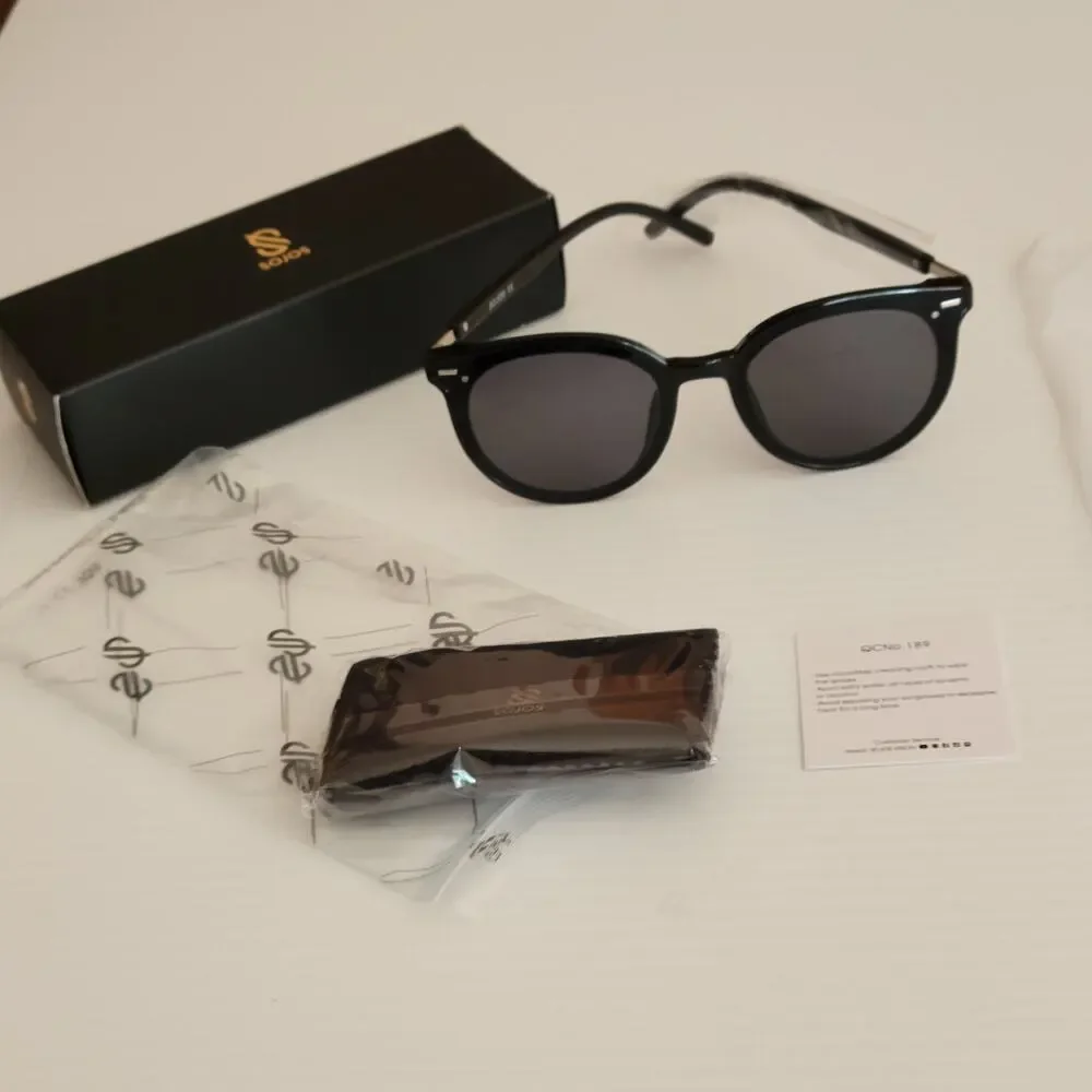 SOJOS Classic Round Sunglasses Retro Vintage Plastic Frame New SJ2067